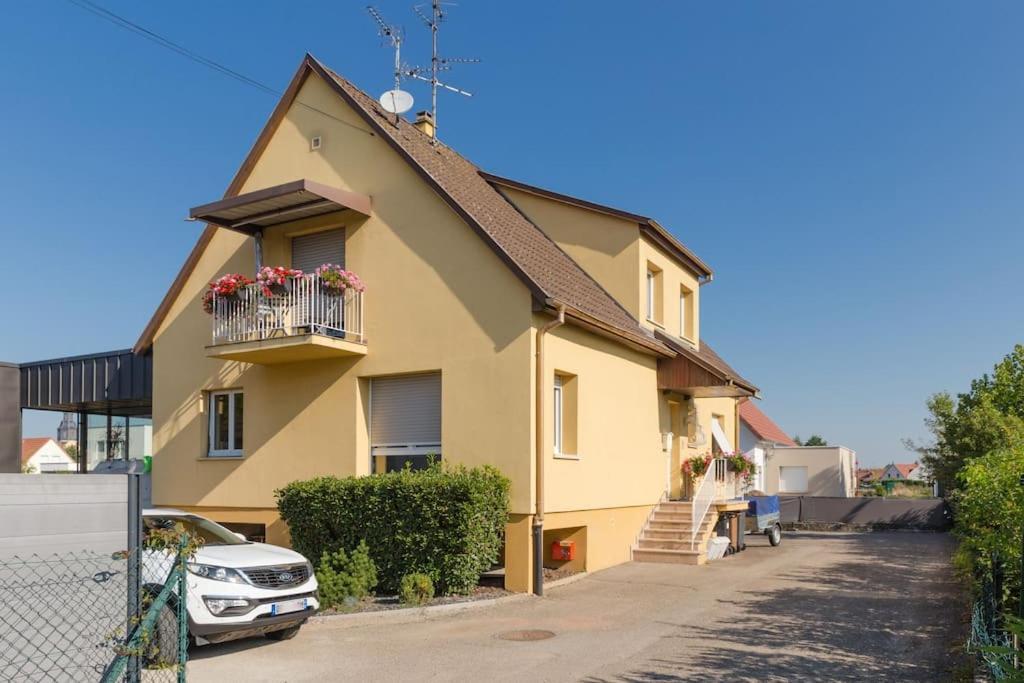Appartement Climatise 70 M2, Proximite De Colmar Sainte-Croix-en-Plaine Экстерьер фото